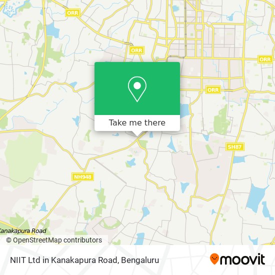NIIT Ltd in Kanakapura Road map