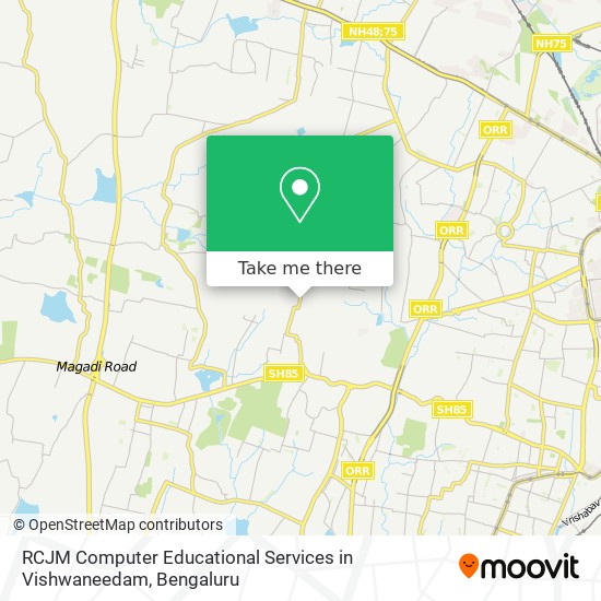 RCJM Computer Educational Services in Vishwaneedam map