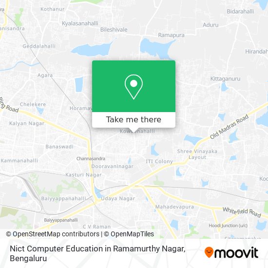 Nict Computer Education in Ramamurthy Nagar map
