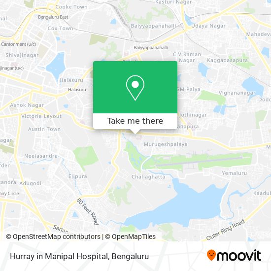 Hurray in Manipal Hospital map