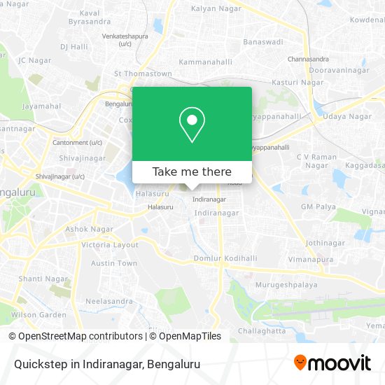 Quickstep in Indiranagar map