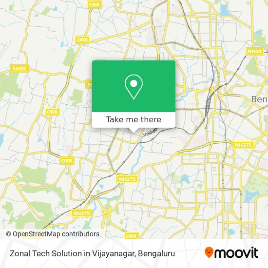 Zonal Tech Solution in Vijayanagar map