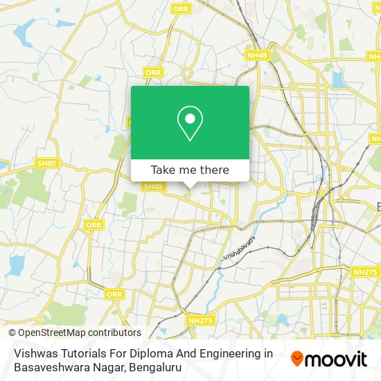 Vishwas Tutorials For Diploma And Engineering in Basaveshwara Nagar map