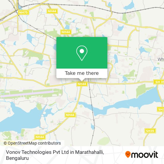 Vonov Technologies Pvt Ltd in Marathahalli map