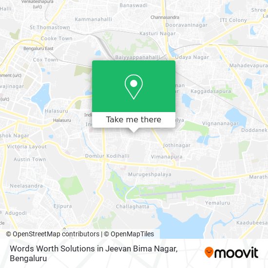 Words Worth Solutions in Jeevan Bima Nagar map