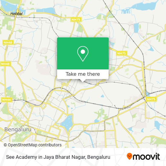 See Academy in Jaya Bharat Nagar map