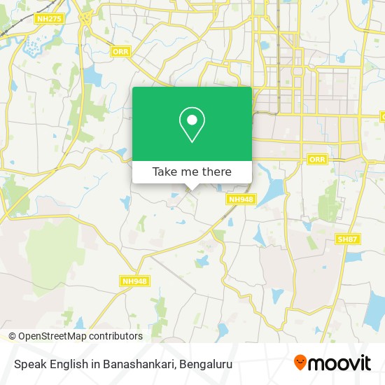 Speak English in Banashankari map