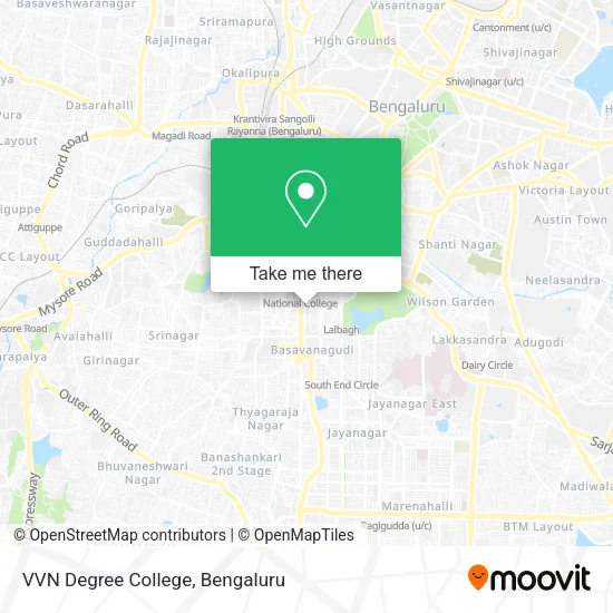 VVN Degree College map