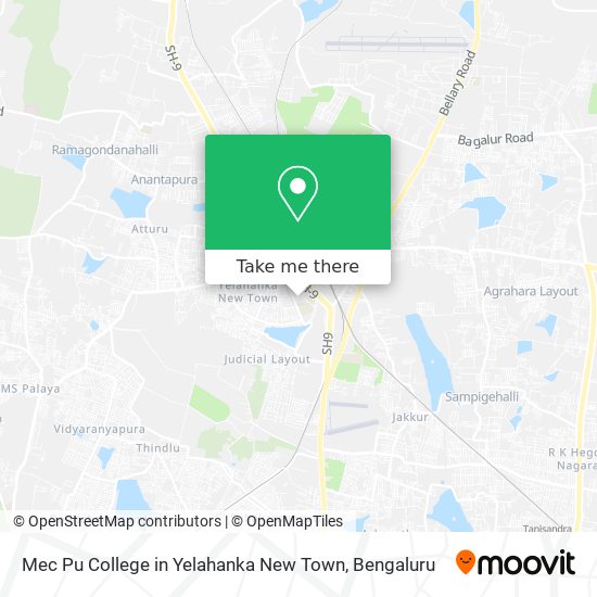 How To Get To Mec Pu College In Yelahanka New Town In Bengaluru By Bus Or Train