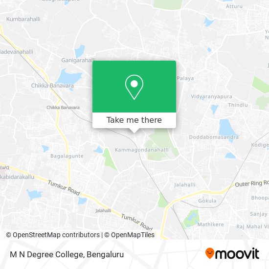 M N Degree College map