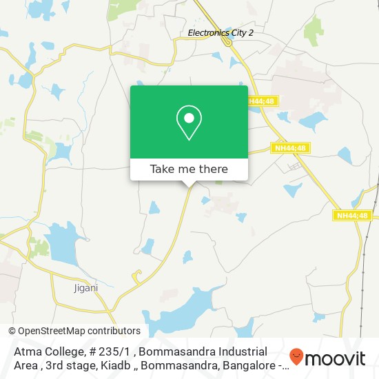 Atma College, # 235 / 1 , Bommasandra Industrial Area , 3rd stage, Kiadb ,, Bommasandra, Bangalore - map