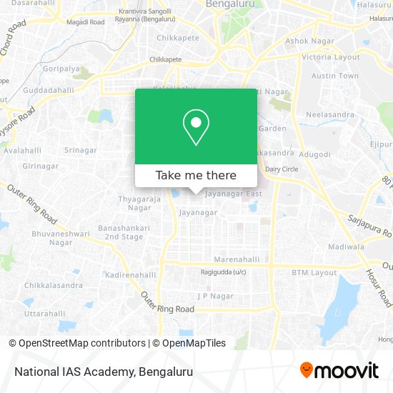 National IAS Academy map
