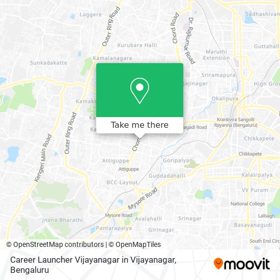 Career Launcher Vijayanagar in Vijayanagar map