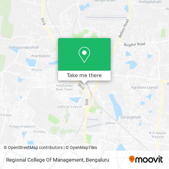 Regional College Of Management map