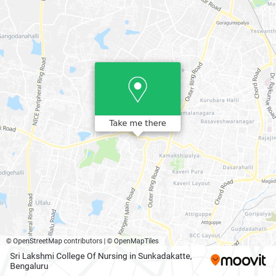 Sri Lakshmi College Of Nursing in Sunkadakatte map