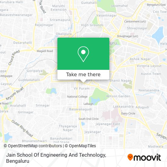 Jain School Of Engineering And Technology map