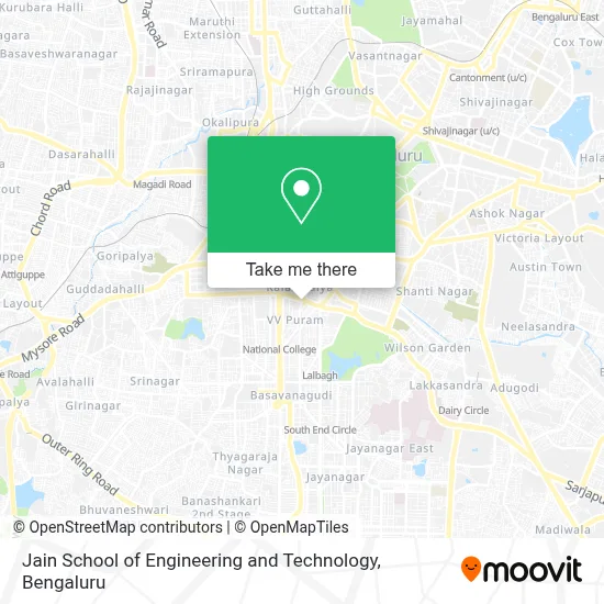 Jain School Of Engineering And Technology map