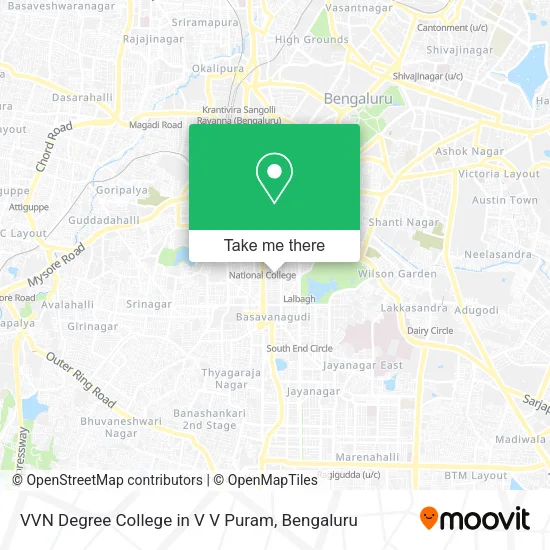 VVN Degree College in V V Puram map