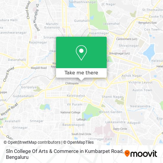 Sln College Of Arts & Commerce in Kumbarpet Road map