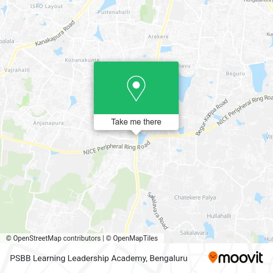 PSBB Learning Leadership Academy map