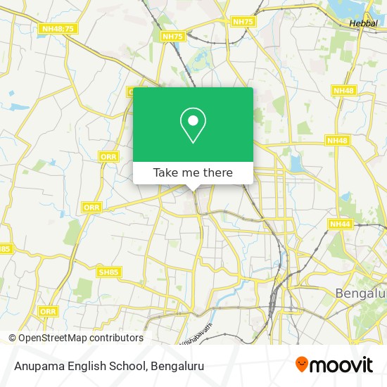 Anupama English School map