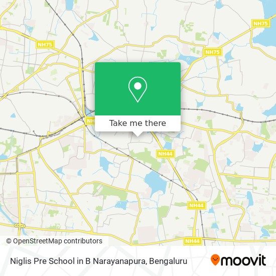 Niglis Pre School in B Narayanapura map