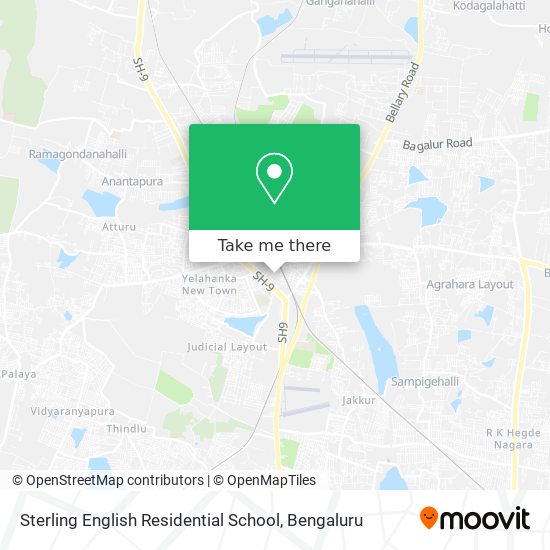 Sterling English Residential School map