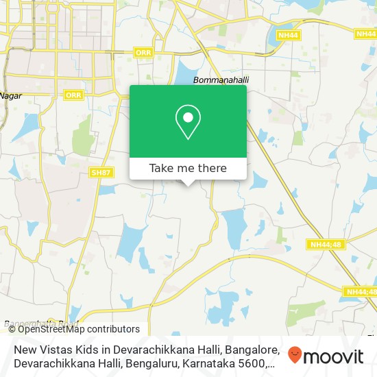 New Vistas Kids in Devarachikkana Halli, Bangalore, Devarachikkana Halli, Bengaluru, Karnataka 5600 map