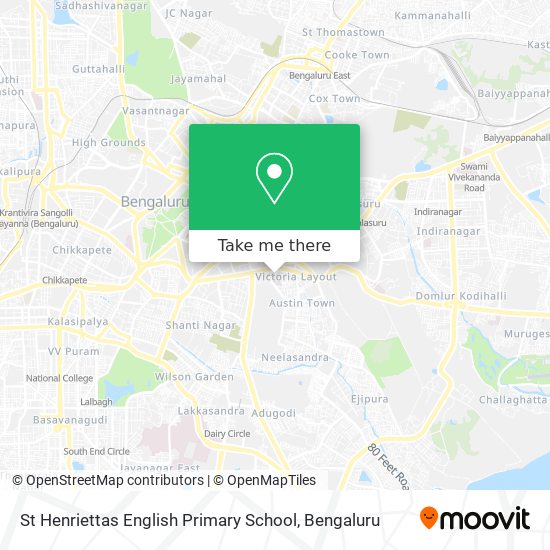 St Henriettas English Primary School map