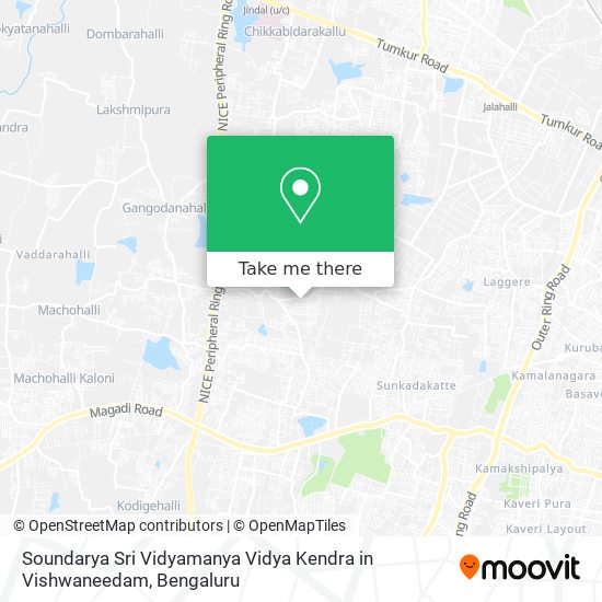 Soundarya Sri Vidyamanya Vidya Kendra in Vishwaneedam map