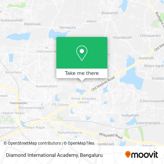 Diamond International Academy map