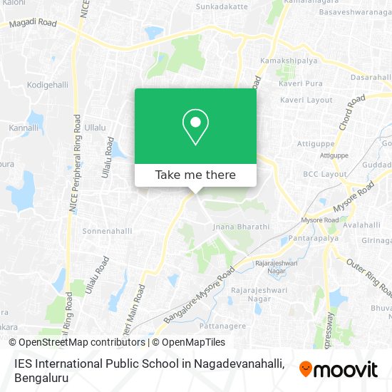 IES International Public School in Nagadevanahalli map