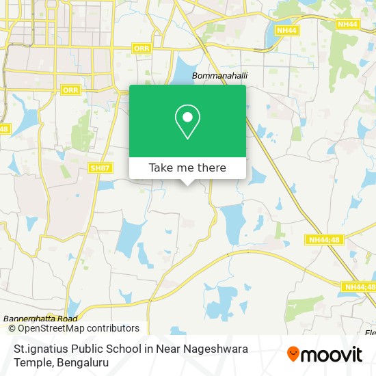 St.ignatius Public School in Near Nageshwara Temple map