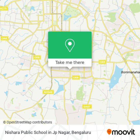 Nishara Public School in Jp Nagar map