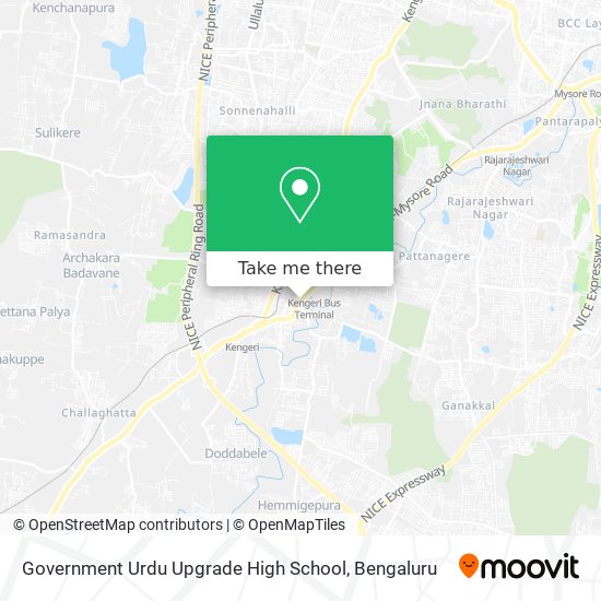 Government Urdu Upgrade High School map