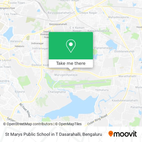 St Marys Public School in T Dasarahalli map