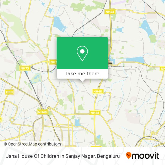 Jana House Of Children in Sanjay Nagar map
