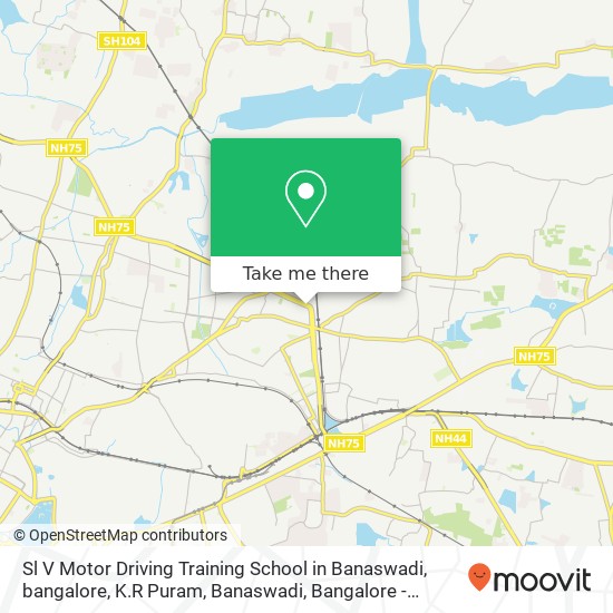 Sl V Motor Driving Training School in Banaswadi, bangalore, K.R Puram, Banaswadi, Bangalore - 56004 map