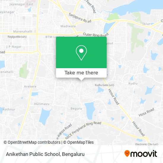 Anikethan Public School map