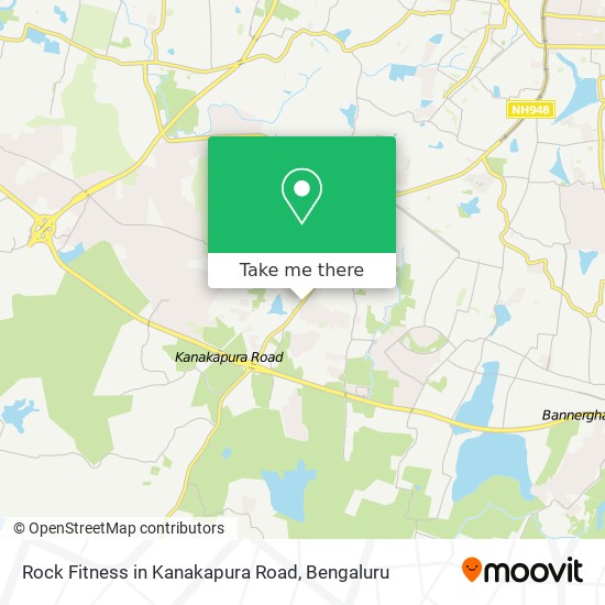 Rock Fitness in Kanakapura Road map