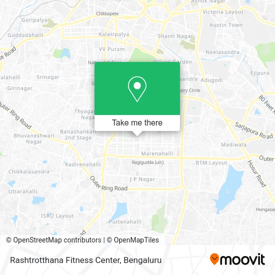 Rashtrotthana Fitness Center map