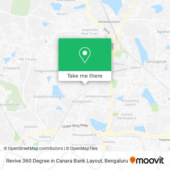 Revive 360 Degree in Canara Bank Layout map