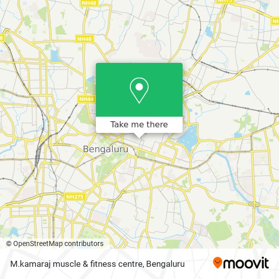 M.kamaraj muscle & fitness centre map