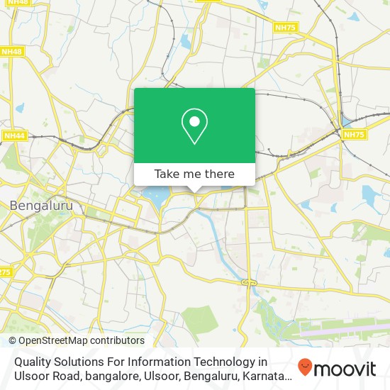 Quality Solutions For Information Technology in Ulsoor Road, bangalore, Ulsoor, Bengaluru, Karnatak map