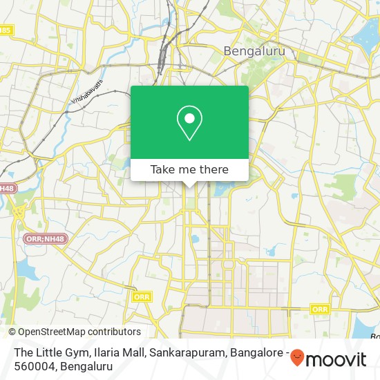The Little Gym, Ilaria Mall, Sankarapuram, Bangalore - 560004 map