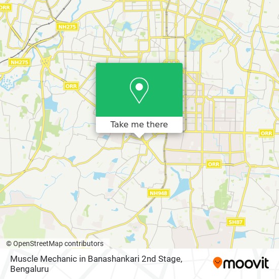 Muscle Mechanic in Banashankari 2nd Stage map