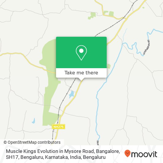 Muscle Kings Evolution in Mysore Road, Bangalore, SH17, Bengaluru, Karnataka, India map