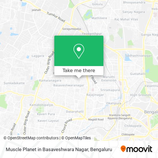 Muscle Planet in Basaveshwara Nagar map
