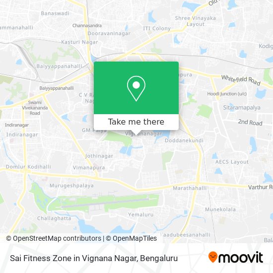 Sai Fitness Zone in Vignana Nagar map