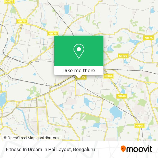 Fitness In Dream in Pai Layout map